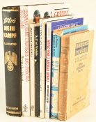 Seven military medal and insignia reference books including Ribbon & Medals by H Taprell Dorling,