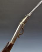 Quackenbush Model 5 Gem type .22 air rifle with top stamped 'H M Quackenbush Herrimer NY USA Pat Sep