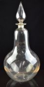 Victorian carboy oversized clear glass shop display or advertising scent or perfume bottle and