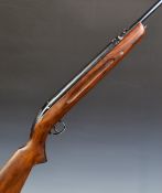 BSA Airsporter Mk II .22 under-lever air rifle with semi-pistol grip and adjustable sights, serial