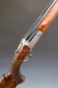 Perazzi MX2000 12 bore over and under ejector shotgun with engraved lock, underside, trigger guard