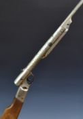 Haenel XX .177 air rifle with adjustable sights and plated finish, NVSN