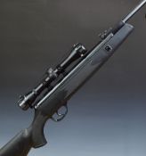 Webley VMX .177 break barrel air rifle with composite stock, chequered semi-pistol grip and