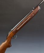 BSA Airsporter Mk I .22 under-lever air rifle with semi-pistol grip and adjustable sights, serial