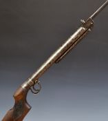 BSA Breakdown .177 air rifle with named and chequered semi-pistol grip and adjustable sights and