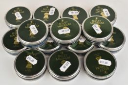 Fourteen sealed tins of 500 Bisley Magnum .177 air rifle pellets.