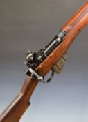 BSA Lee-Enfield No.4 Mk.I .303 sniper rifle with Alfred J Parker Model TZ 4/47 fully adjustable