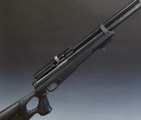 Hatsan AT44-10 .177 PCP air rifle with textured pistol grip, scope rail, sling mounts, multi-shot