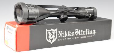 Nikko Stirling Panamax 3-9x50 half mil dot air rifle or similar scope, in original box