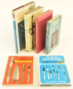 Six bayonet / sword reference books including The Collector's Book of Bayonets by Frederick J