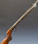 Diana or Haenel style .177 air rifle with chequered semi-pistol grip and adjustable sights and