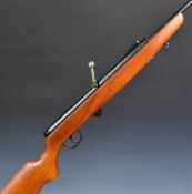 Haenel Model 310 lever-action 4.4mm calibre air rifle with semi-pistol grip, adjustable sights and