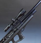 FX Wildcat .177 PCP air rifle with pistol grip, multi-shot magazine, Hawke Fastmount 3-9x50 AO scope