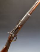 London Small Arms & Co .577 breech loading three band percussion Snider rifle with lock stamped '