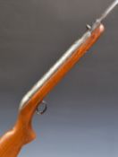 BSA Cadet Major .177 air rifle with semi-pistol grip and adjustable sights, serial number CA52085.