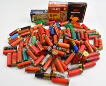 One-hundred-and-fifty 12 bore shotgun cartridges, some in original boxes PLEASE NOTE THAT A VALID