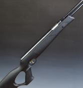 Weihrauch HW97K .22 underlever air rifle with chequered semi-pistol grip, composite stock, raised