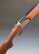 Silma M70 Game 12 bore over and under ejector shotgun with engraved scenes of birds and foliage to