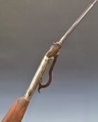 Gem type .177 air rifle with adjustable trigger and part octagonal barrel, serial number 21014.