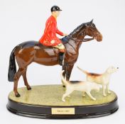 Beswick huntsman and hound figure group 'Tally Ho!', height 24cm