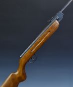 Weihrauch HW30 .22 air rifle with with semi-pistol grip and adjustable sights, serial number 848217.
