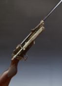 Webley Service Mk II .22 air rifle with interchangeable barrel, adjustable pop-up peep sights,