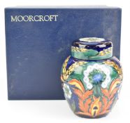Moorcroft limited edition 41/250 'King Lear' ginger jar and cover for B&W Thornton, Stratford on