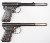 Two Gat gun air pistols Diana and Garanta, both with embossed and named grips and alignment