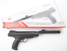 Trevox UX .177 break barrel air pistol with sound moderated barrel and adjustable sights, serial