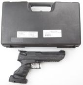 Webley Alecto .177 target air pistol with shaped grips  and adjustable trigger and sights, serial