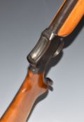 BSA .22 Martini style underlever-action target rifle with semi-pistol grip, raised cheek piece,
