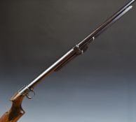BSA Standard .22 under-lever air rifle with chequered and named semi-pistol grip, serial number