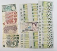 Bank of England British banknotes collection comprising £20 Shakespeare 1988 signed G. M. Gill,