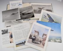 Two Handley Page Forty Years On books together with further ephemera including photographs of