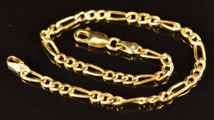 A 14k gold bracelet, 2.2g