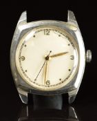 Rolex Oyster gentleman's wristwatch ref. 4647 with gold hands, Arabic numerals, dot hour markers,