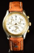 Maurice Lacroix gentleman's chronograph wristwatch ref. 6625 with date aperture, luminous hands,