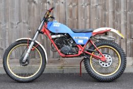 1984 Chapman BSA trials motorcycle number 13 of 20 built, registration number A530 YGH, with V5c,
