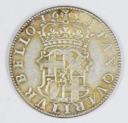 Replica Oliver Cromwell half crown dated 1658, good gap filler