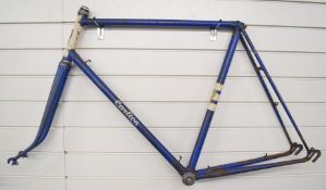 Carlton Worksop gentleman's vintage racing bicycle frame and forks with Reynolds 531 tubing,