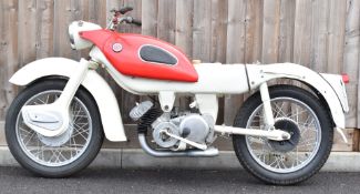 1960 Ariel Arrow 250cc twin cylinder two stroke motorcycle, registration OAS 814, with V5c, part