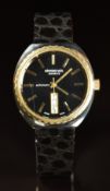 Raymond Weil gentleman's automatic wristwatch ref. 2727 with day and date aperture, gold hands and