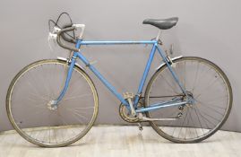 Raleigh 10 speed vintage gentlemans touring bicycle, with drop handlebars, frame size 58cm