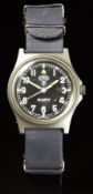 Cabot Watch Company (CWC) gentleman's British Army military wristwatch with luminous hands and