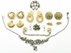 A collection of jewellery including Miracle brooch, Mimi di N earrings, Jewelcraft earrings,