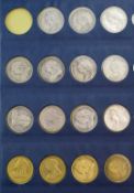 Fifteen Queen Victoria half crowns, 1887-1901 but excluding 1890, comprising three jubilee head,