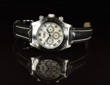 Stauer gentleman's automatic wristwatch ref. DS 14660 with steel hands and Roman numerals, mother of