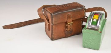 British Railways Field & Grant Ltd strength and polarity indicator for AWS, in original leather