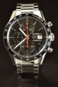 Tag Heuer Carrera Calibre 16 Juan Manuel Fangio edition gentleman's automatic chronograph wristwatch