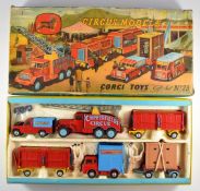Corgi Toys diecast model Chipperfields Circus Gift Set 23 with Booking Van, Circus Crane Truck,